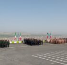 صبحگاه مشترک نیروهای نظامی انتظامی در بوکان