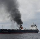 کەشتییەکی زەبەلاحی هەڵگری غازی LPG تەقێندرایەوە